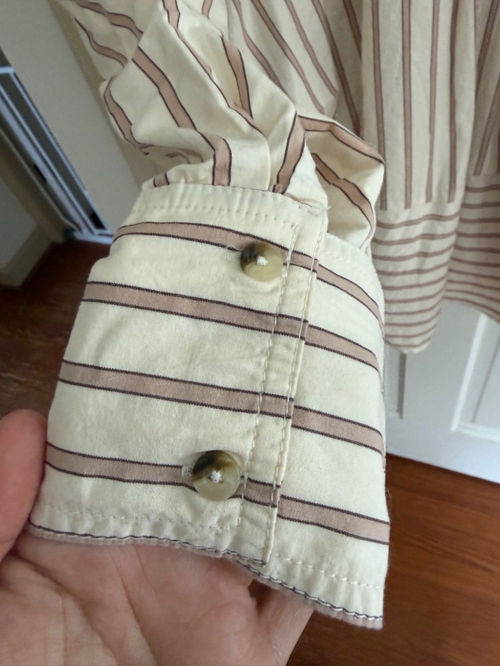 Free People Varsity Vibes oversized button up shirt, small - Picture 6 of 8